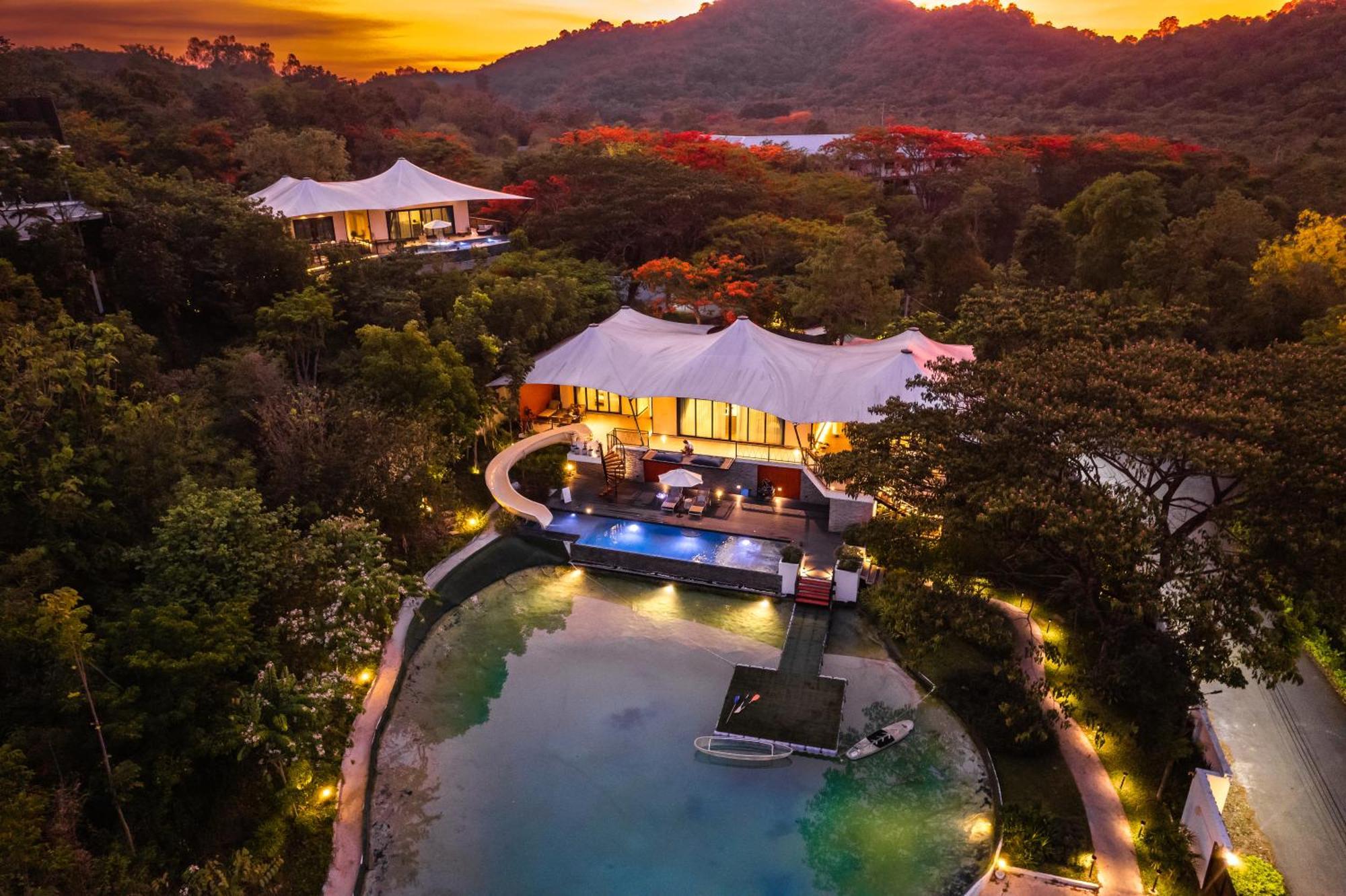 Hotel Te Mata Glamping à Nong Nam Daeng Extérieur photo