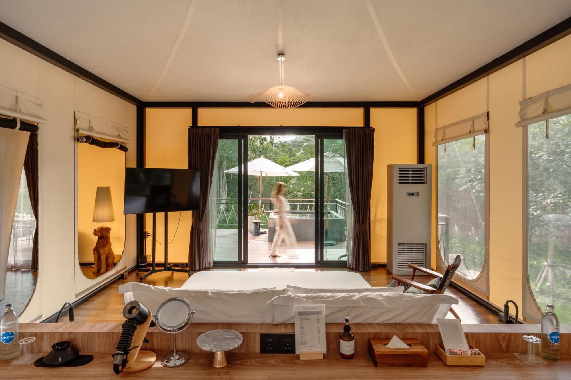 Hotel Te Mata Glamping à Nong Nam Daeng Extérieur photo