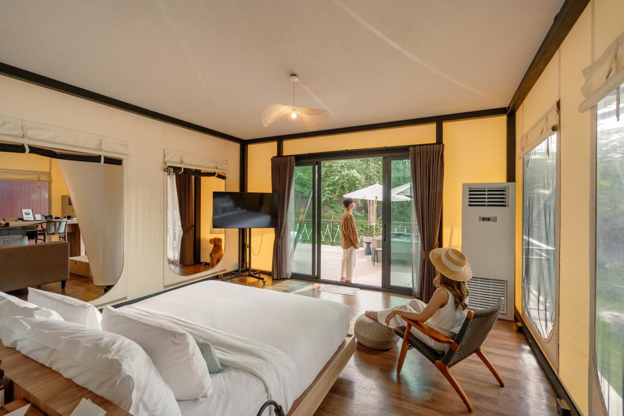 Hotel Te Mata Glamping à Nong Nam Daeng Extérieur photo