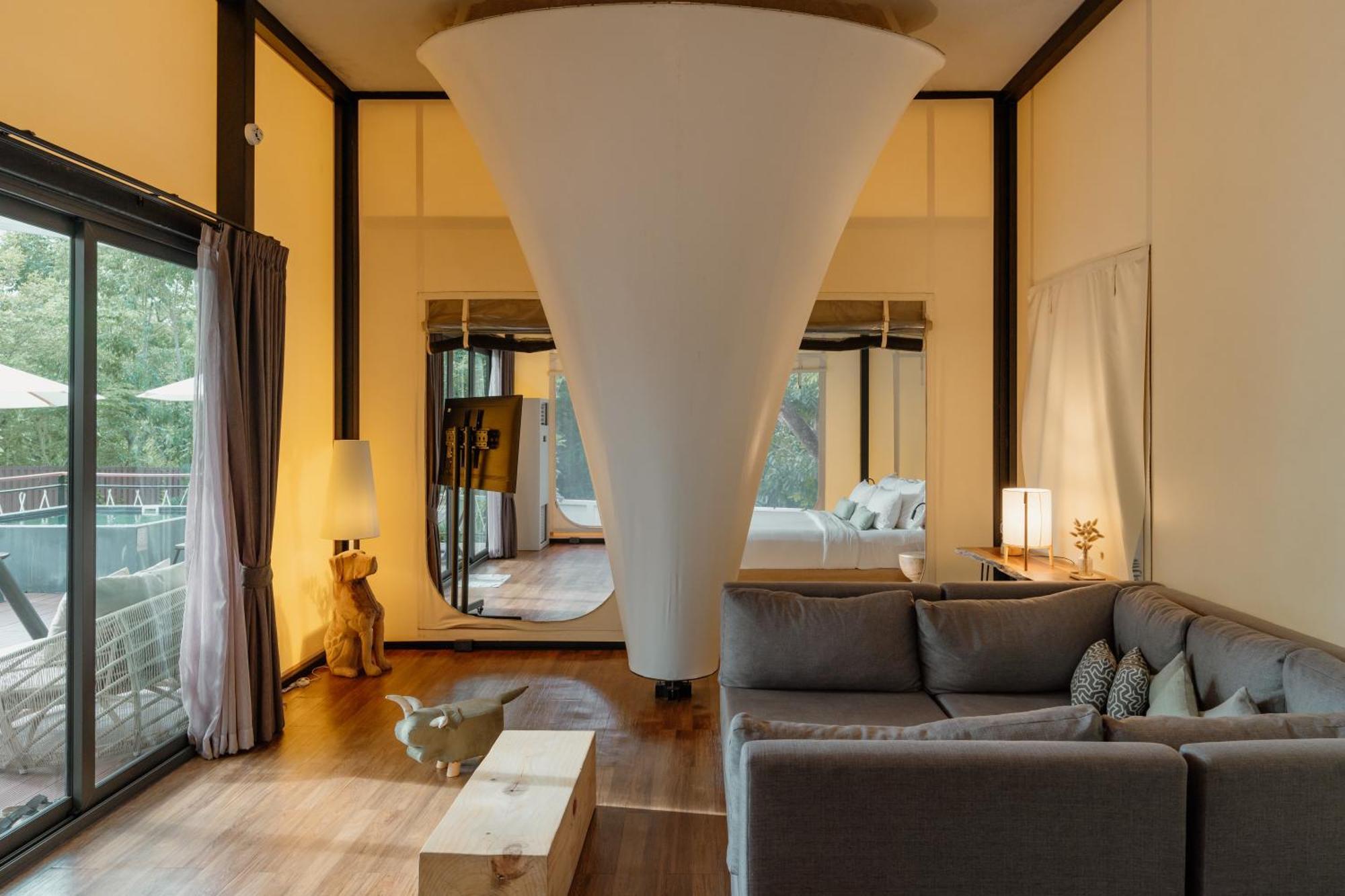 Hotel Te Mata Glamping à Nong Nam Daeng Extérieur photo
