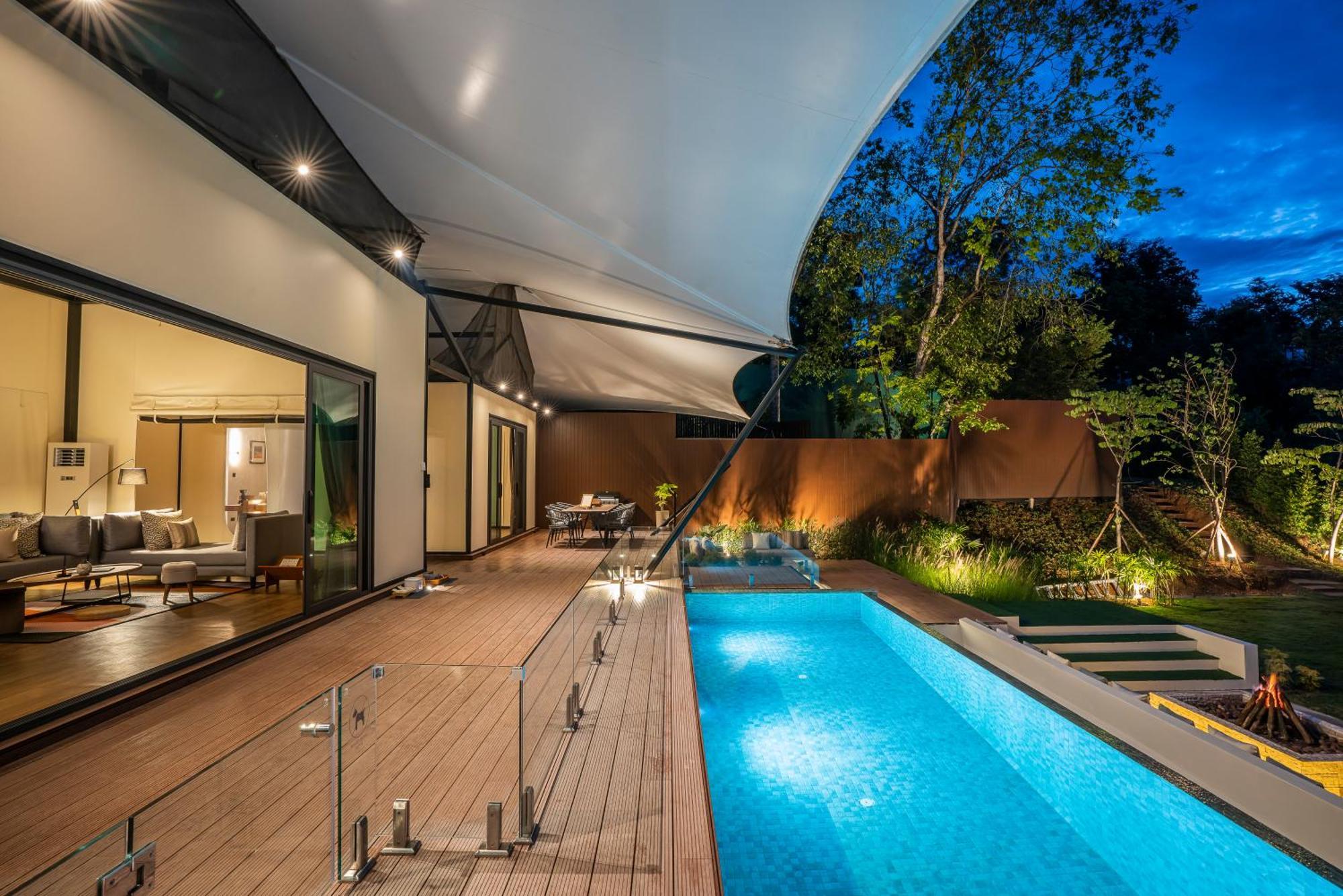 Hotel Te Mata Glamping à Nong Nam Daeng Extérieur photo