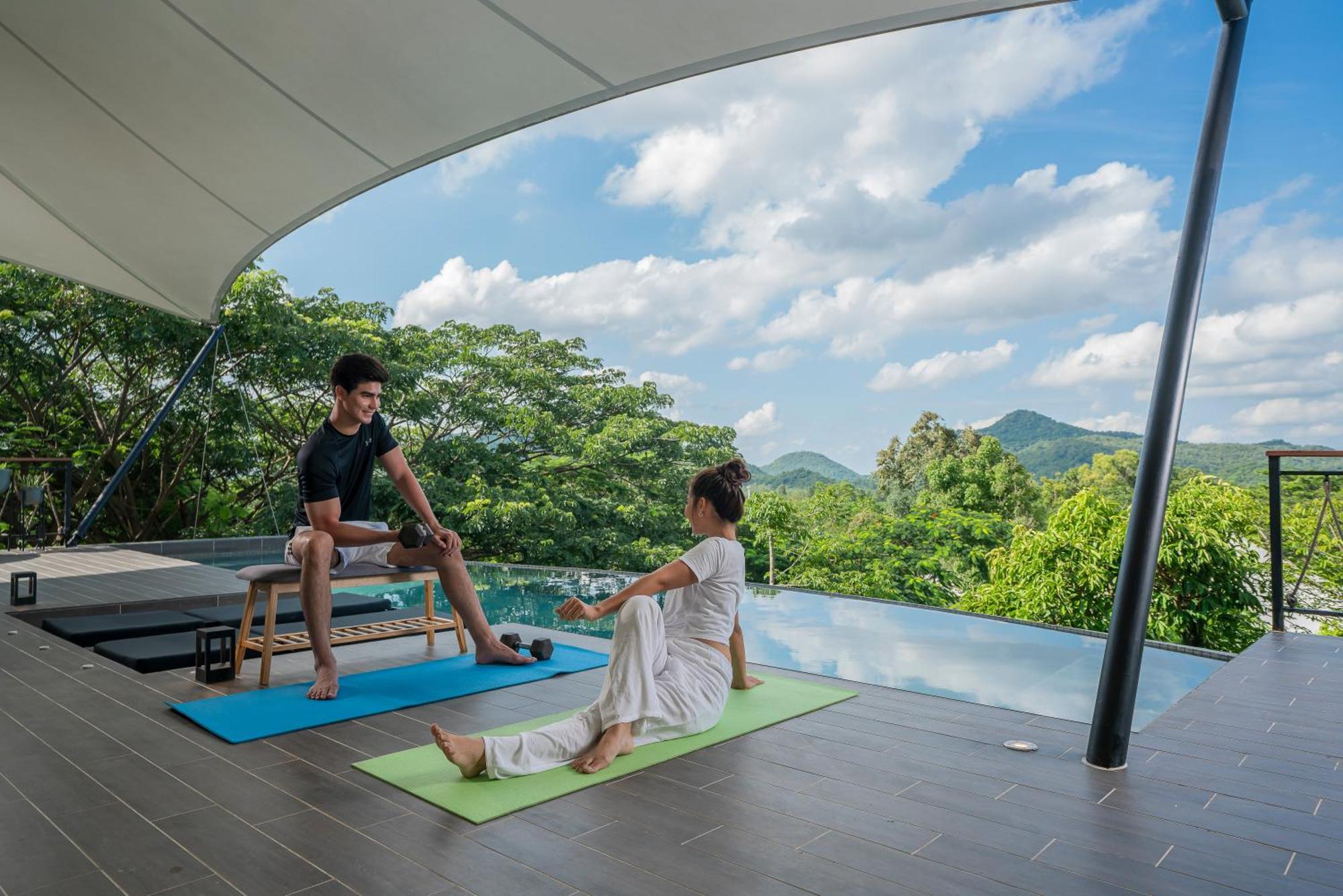 Hotel Te Mata Glamping à Nong Nam Daeng Extérieur photo